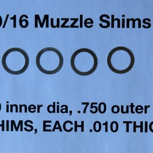 9/16 Diameter Muzzle shims