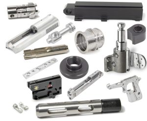 Gun parts for rifles, pistols, shotguns, and AR-platform firearms